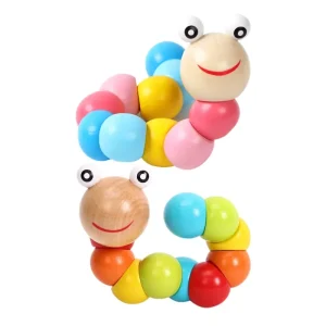 Houten Frutsel Rups