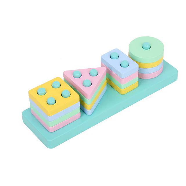 Geometrische Stapelblokjes