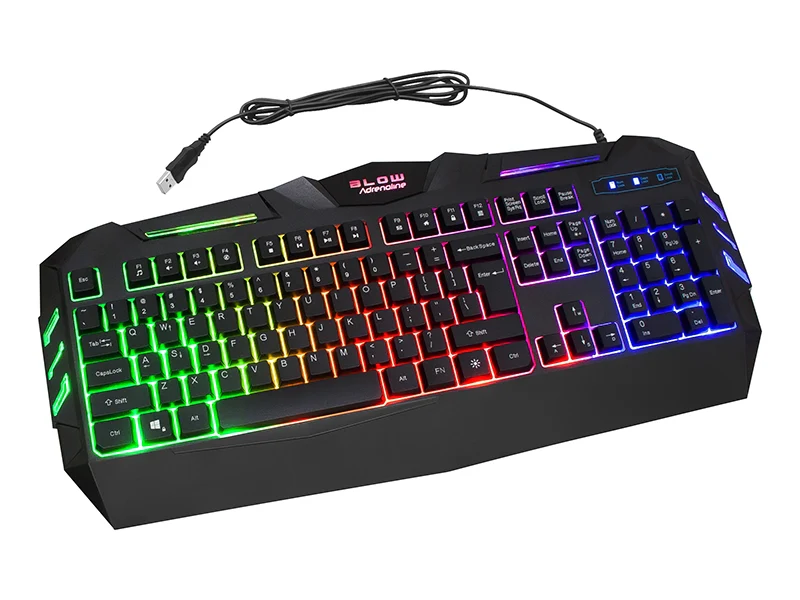 Gaming LED Toetsenbord Hurricane - LED Backlight - Zwart - Afbeelding 2